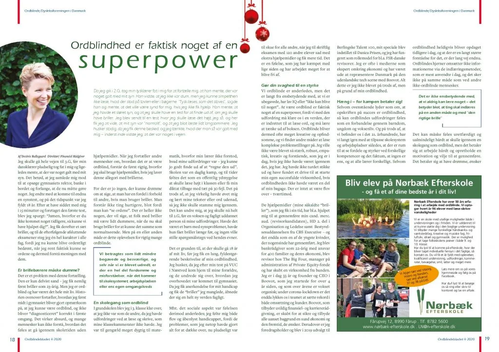 Artikel fra ordblindebladet